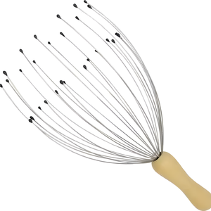 Zhedage 28 <span class=keywords><strong>Finger</strong></span> Großhandel Kopfhaut massage gerät für Kopf körper Entspannendes Holzgriff Head Scratcher Octopus Claw Head Massage gerät - Product Image 6