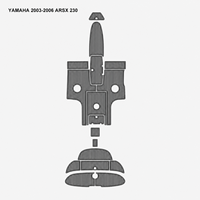Tapis de sol en mousse EVA pour bateau Yamaha AR230 SX230 2003-2006, revêtement de pont marin personnalisé, imitation teck, antidérapant, auto-adhésif