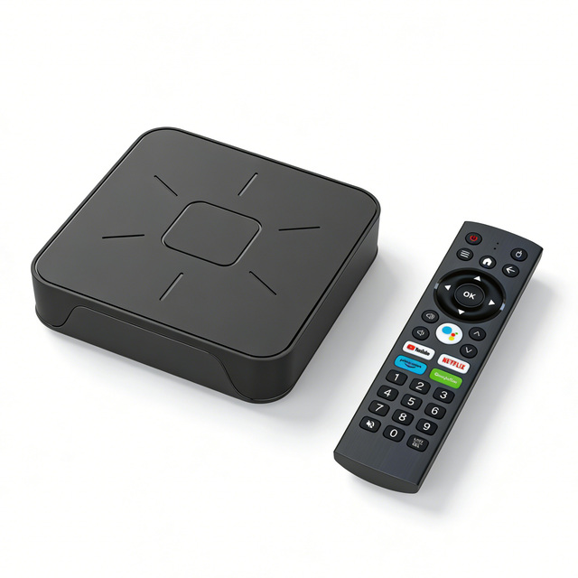 Factory Wholesale Smart TV Box P5 MAX Allwinner H313 4K 2G Ram 16G Rom 5G Wifi Android 14 OS Set Top Box Voice Remote