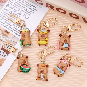 <span class=keywords><strong>Violoncelle</strong></span> Capibara <span class=keywords><strong>Petit</strong></span> Capybara Pendentif Porte-clés Fille Sac à dos Accessoires - Product Image 3