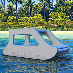 Barco <span class=keywords><strong>de</strong></span> pesca <span class=keywords><strong>con</strong></span> <span class=keywords><strong>Motor</strong></span> eléctrico inflable, catamarán, isla flotante <span class=keywords><strong>de</strong></span> tamaño personalizado, balsa <span class=keywords><strong>de</strong></span> salón flotante para nadar para ocio y deportes - Product Image 1