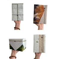 Sous-verres en marbre écologiques, design personnalisé, différentes couleurs, artisanat en pierre, tapis et supports pour verres
