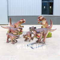 Modèle animatronique de Psittacosaurus bébé grandeur nature personnalisable pour l'aéroport, la maternelle et la garderie - Utilisation intérieure et extérieure