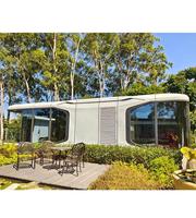 Maison mobile portable de luxe moderne en plein air, petite maison commerciale, maison de camping, conteneur de maison à vendre