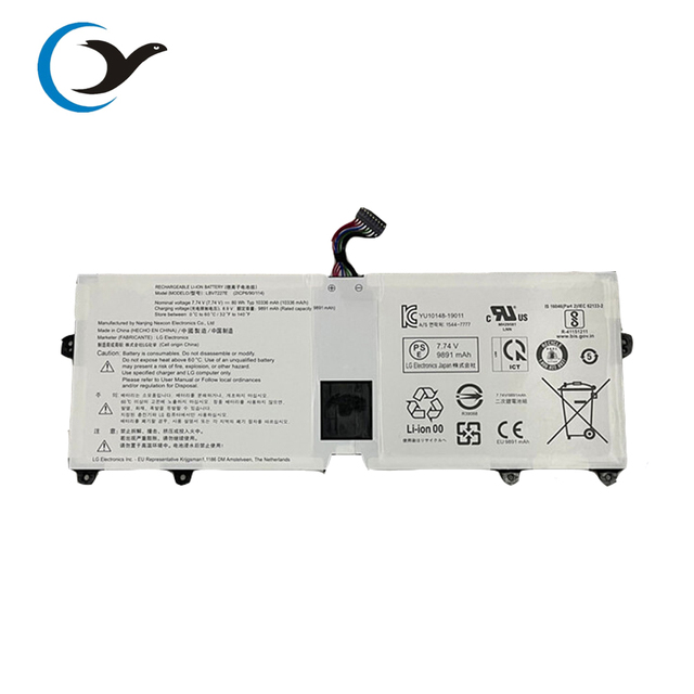 Brand New 7.74V 80Wh LBV7227E Battery Replacement Laptop Batteries for LG Gram 15Z90N 17Z90N 17Z90N-VA76K Series