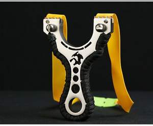 Tirachinas de Aluminio Aeronáutico de Alta Precisión, Tirachinas de Aleación Potente con Apuntador Láser para Caza al Aire Libre para Adultos - Product Image 4