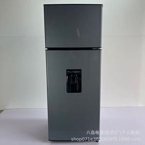 Refrigerador de doble puerta de 280L con dispensador de agua, compacto para dormitorios y apartamentos de alquiler, con descongelación automática y alimentación eléctrica. - Product Image 5