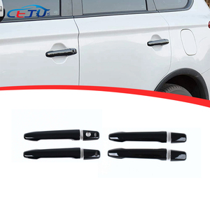 4PCS Accessoires de voiture Bande de protection de la poignée de commande de la porte de la voiture Autocollant pour la cuvette extérieure pour Mitsubishi Outlander 2009-2016 - Product Image 1