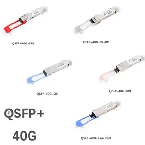 Nhà máy chất lượng cao tương thích SFP SFP + xfp sfp28 qsfp + qsfp28 155M 1.25G 10g 25g 40g 100g thu phát quang SFP mô-đun giá