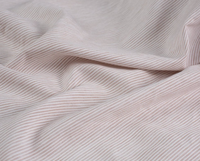 Remise sur commande en gros Tissu rayé cationique 100 % polyester confortable pour housse de couette, textile de maison, literie