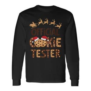 T-shirt ufficiale a maniche lunghe Christmas Cookie Tester - Product Image 1
