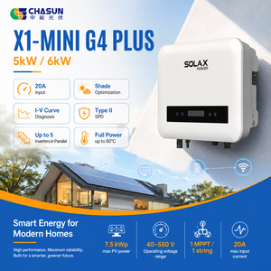 <span class=keywords><strong>SolaX</strong></span> <span class=keywords><strong>X1</strong></span>-MINI G4 PLUS 5-6kW Monofásico Híbrido Solar 21.7A 2 MPPT IP66 5 Optimizadores de Sombra Paralelos para el Hogar 98% de Eficiencia - Product Image 4