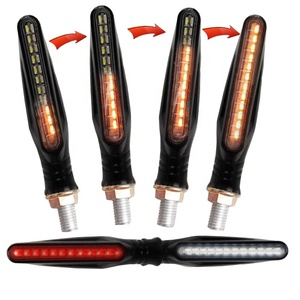 Clignotants de moto Cafe Racer pour Kawasaki <span class=keywords><strong>Ninja</strong></span> <span class=keywords><strong>300</strong></span> <span class=keywords><strong>Yamaha</strong></span> Sniper 150 Y15ZR NVX R15 LC135 FZ150i - Product Image 1