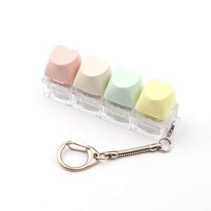Llavero de teclado con logo personalizado, antiestrés, con interruptores, llavero fidget clicker, llavero de tecla con luz - Product Image 3