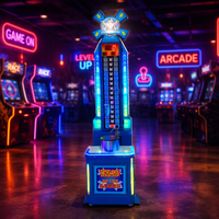Hercules 2ème Génération King of Hammer : Machine d'Arcade à Monnayeur, Test de Force de Frappe, Jeu de Rédemption de Tickets
