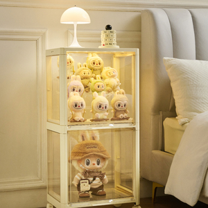 Vitrine multifonctionnelle de luxe à commande vocale pour figurines, avec éclairage et roulettes – Service tout-en-un direct usine - Product Image 1