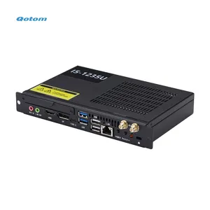 Qotom Industrial PC M.2 Wifi BT 2 DDR4 4GB Up To 64GB PC Mini OPS With 4K Dual Display Port