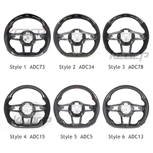 Volant de course personnalisé en Alcantara et fibre de carbone pour <span class=keywords><strong>Audi</strong></span> TTS R8 TTRS <span class=keywords><strong>TT</strong></span> Q3 Q5 Q7 Q8 A3 A4 A5 A7 A6 C6 C7 Cabriolet - Product Image 4