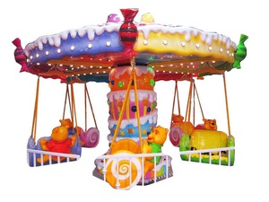 Silla Voladora Infantil Yamoo <span class=keywords><strong>YMO</strong></span>-7 y Juegos de Feria para Niños - Atracción de Carnaval para Jardín y Parques de Trampolines - Product Image 3