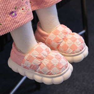 Chaussons d'intérieur pour enfants, à bout fermé, semelle épaisse et douce, chauds, pour l'automne et l'hiver - Product Image 2