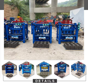 Máy làm gạch nhỏ 220V từ Malaysia thiết kế mới Hướng dẫn sử dụng gạch lồng vào nhau cho cát xi măng sử dụng đất sét làm nguyên liệu - Product Image 4