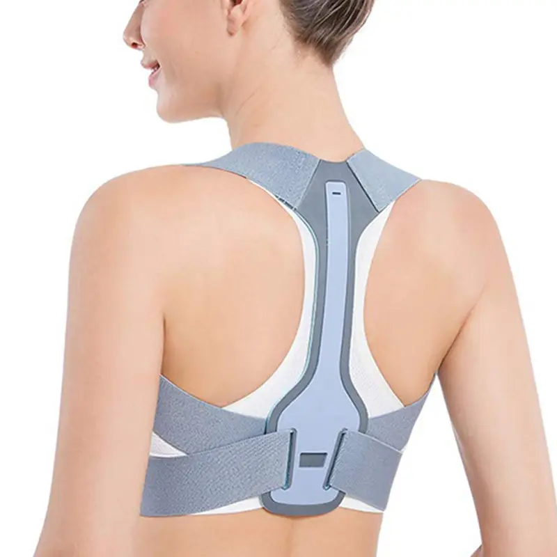 High quality adjustable back brace support belt magnetic posture corrector device for men and women