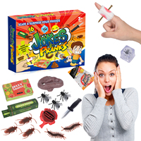Kit de farces, cadeaux amusants, boîte à blagues, blagues pratiques, cadeaux parfaits pour les fêtes, 16 farces pour enfants, jouets fantaisie pour le poisson d'avril