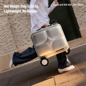 Maleta con Motor de Alto Rendimiento de 200W, Velocidad de 5km/h a 8km/h, Carcasa Rígida para Viajes de Negocios y Actividades al Aire Libre - Product Image 1