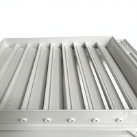 Grille de ventilation électrique en alliage d'aluminium pour plafond, diffuseur pour CVC, moderne, extérieur, sous-sol, entrepôt, atelier