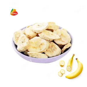 Вакуумная сублимационная сушеная банана, Китай, сублимационная сушеная банана, оптовая продажа, сублимационная сушеная Банановая ломтиков