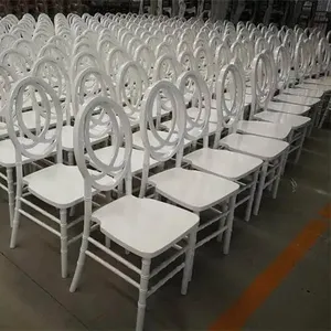 Cheap Price Stackable Hotel Banquet Wedding Plastic White Resin Phoenix Chair For Event