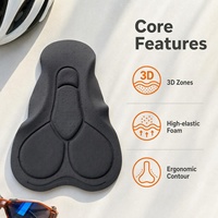 Coussinets de vélo en silicone personnalisés par les fabricants, haute densité, absorption de l'humidité, anti-transpiration et amortissement des chocs.