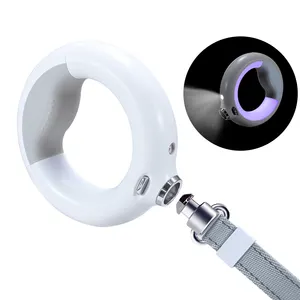 <span class=keywords><strong>Correa</strong></span> de Lujo para <span class=keywords><strong>Perro</strong></span> con Patrón Sólido, Cuerda de Tracción, USB Luminosa, Cintas Retráctiles, Luces para Bolsas de Basura, LED Reforzado, Nailon - Product Image 1