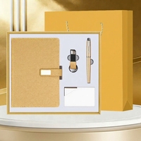 Cadeau d'entreprise personnalisé 4-en-1 : carnet en cuir, porte-cartes, impression sérigraphique, logo personnalisé, Halloween