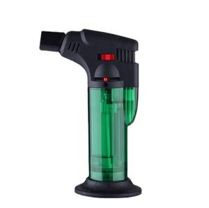 Briquet Torche à Jet Oblique Rechargeable au <span class=keywords><strong>Butane</strong></span>, Coupe-Vent, pour Cigarette et Cuisine, Personnalisable à Prix Abordable - Product Image 1