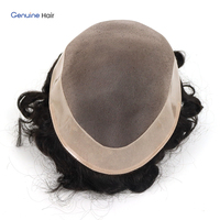 Perruque afro bouclée de 25 mm # Prothèse capillaire indienne 1B à base fine en mono, densité 130%, durable