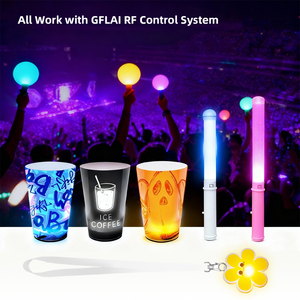 Программируемые светодиодные браслеты GFLAI с радиочастотным управлением, NFC, RFID, синхронизацией и индивидуальной настройкой DMX для концертов и мероприятий - Product Image 6