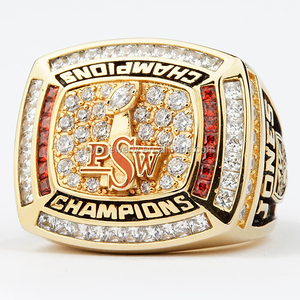 2020 Tổng Giám Mục Mens Tùy Chỉnh Mạ Đen Giá Rẻ Vô Địch Nhẫn Thể Thao Bán Buôn Made In China - Product Image 5