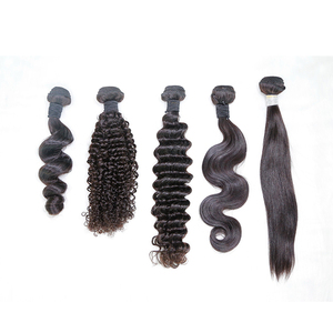 Rizado de la cutícula alinear virginal indio Pelo Rizado malayo del pelo humano de la Virgen que duran más de 2 años - Product Image 1