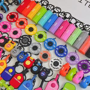 Llaveros 3D de PVC con Forma de Equipo Deportivo de Yoga, Guantes de Boxeo, Mini Kettlebell, Barra de Pesas, Bolsa, Colgante - Product Image 3