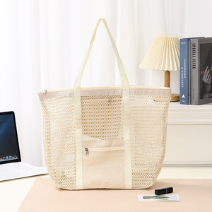 Bán Buôn Phụ Nữ Của Lưới Bãi Biển Tote Túi Nhiều Túi Du Lịch Bơi Túi Công Suất Lớn Tote Bãi Biển Túi Cho Phụ Nữ - Product Image 2