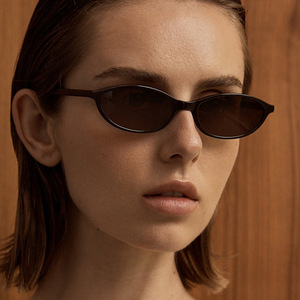 Creative Oval Small Frame Sunglasses Outdoor Fashion Retro Women's Sunglasses Personality <b>Sunscreen</b> - Product Image 1
