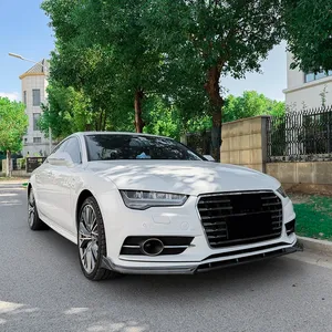 Pour A7 S7 C7 Sline 2015-2018 : Lame de protection inférieure de pare-chocs avant, diffuseur d'air, accessoires automobiles - Product Image 4