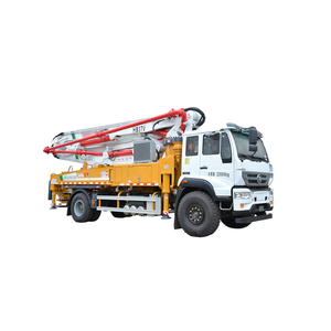 Pompe à béton diesel officielle HB37V pour camion, 37 m, prix de la pompe à béton chinoise pour camion - Product Image 1