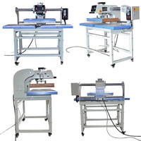 Nouvelle presse à transfert thermique semi-automatique pneumatique à double plateau avec plaques chauffantes supérieure et inférieure 60x40cm tactile