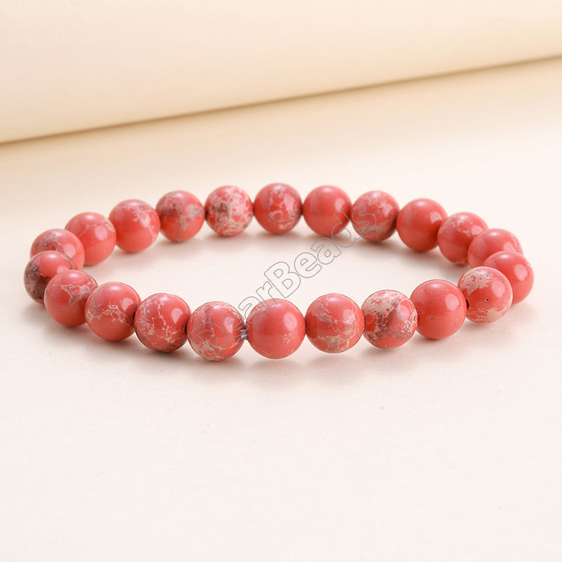Set Di Braccialetti In Giada ISHEEP – Perline Curative Elastiche – Portafortuna Pi Yao Per Donna E Uomo - 2