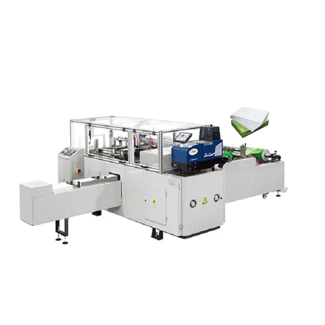 Volledig Automatische Roll Om Vel A3 A4 Papier Sterven Snijmachine Jumbo Papier Cutter Kopieerpapier Ream Verpakking Machine