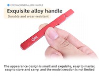 YouSuda 97006 Kit de pièces de modélisme en aluminium : Couteau de découpe, Gabarit d'écartement à distance égale et Échelle à réglage rapide