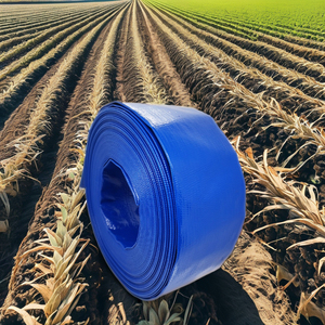 Tuyau de drainage en <span class=keywords><strong>PVC</strong></span>, tuyau de lavage à contre-courant pour <span class=keywords><strong>piscine</strong></span>, tuyau d'irrigation renforcé de qualité supérieure, bleu, plat, certifié CE, haute pression, drainage d'eau - Product Image 3