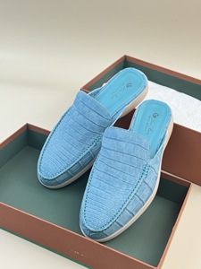 Zapatos de hombre de diseño italiano premium, 100% cuero de cocodrilo, mules casuales, estilo unisex. - Product Image 6